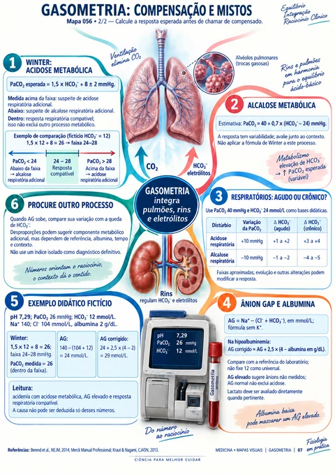 Gasometria: compensação e integração